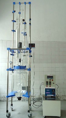 玻璃反应精馏装置100L